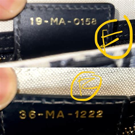 authentic vs fake dior saddle bag